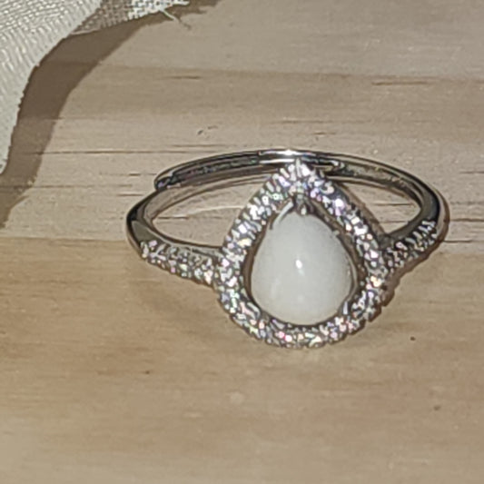 Breastmilk Teardrop Ring (Multiple options)