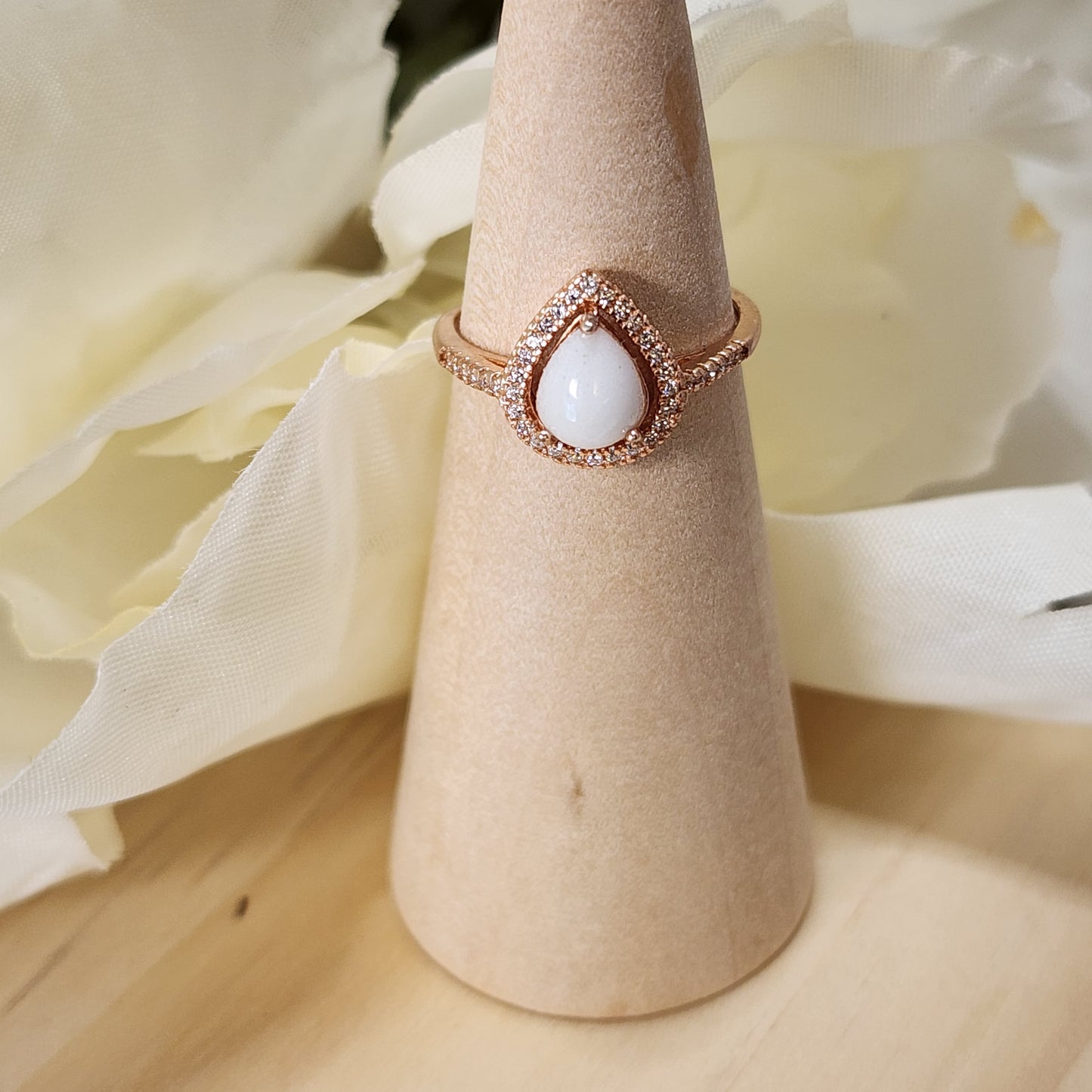 Breastmilk Teardrop Ring (Multiple options)