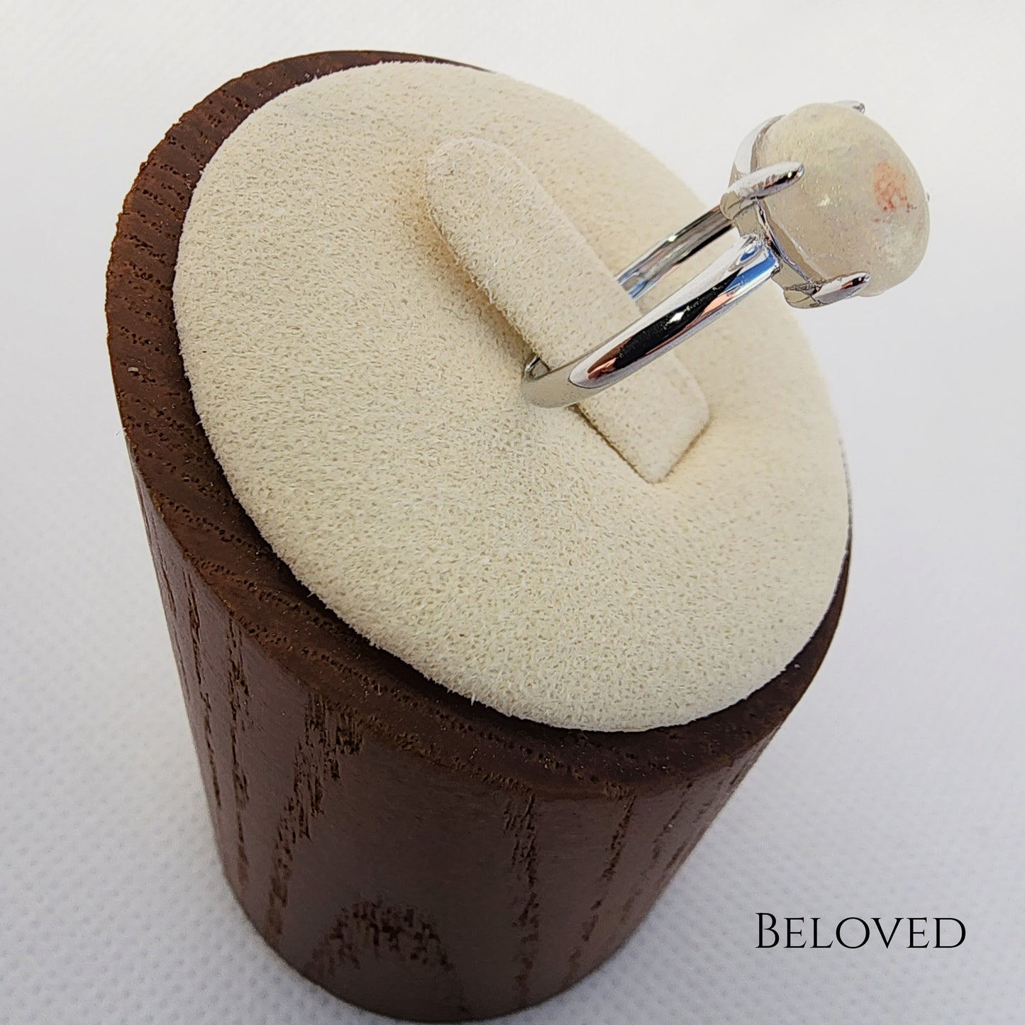 Memorial Ring "Beloved" (made with cremation ashes)