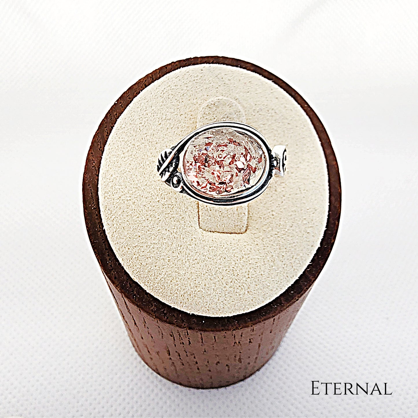 Memorial Ring "Eternal" (made with cremation ashes)