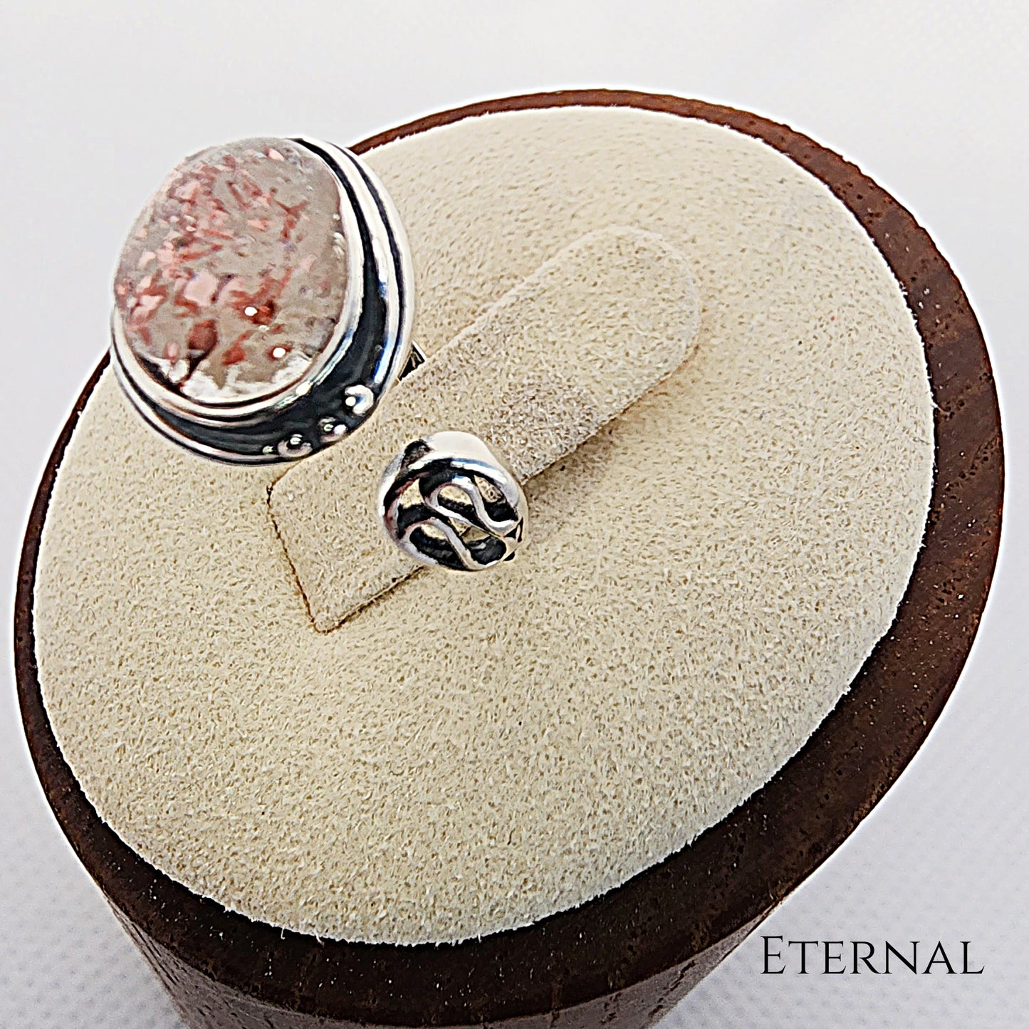Memorial Ring "Eternal" (made with cremation ashes)