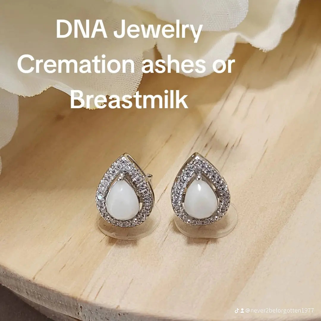 Breastmilk Teardrop Earrings