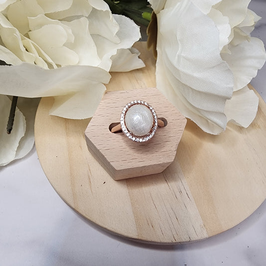 Memorial Oval Ring (Multiple Options) (Any color stone possible)