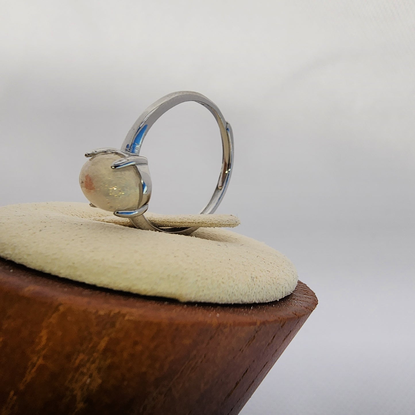 Memorial Ring "Beloved" (made with cremation ashes)