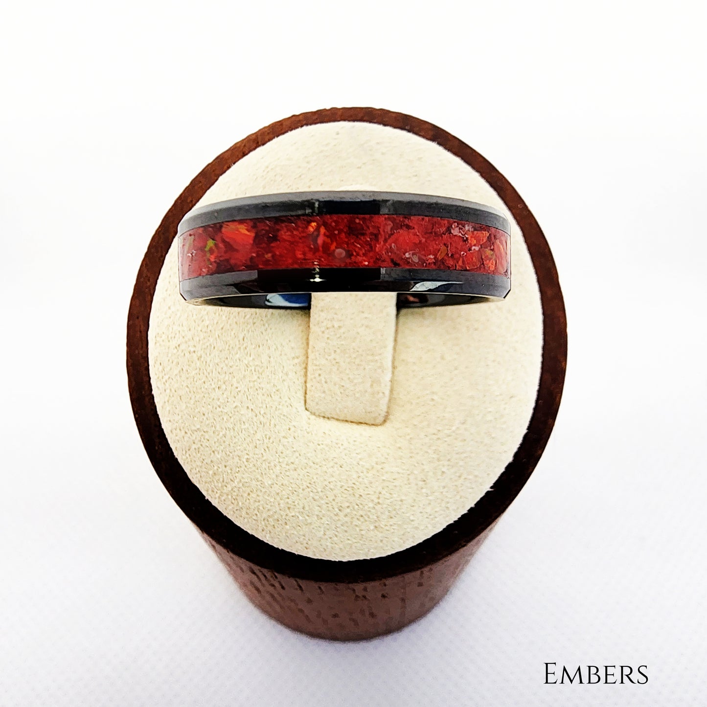 Memorial Ring Thin Red Line "Embers"