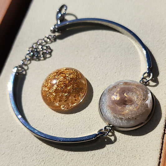 Memorial Bracelet (made with cremation ashes)