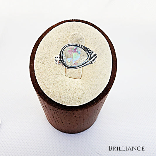 Memorial Ring "Brilliance" (made with cremation ashes)