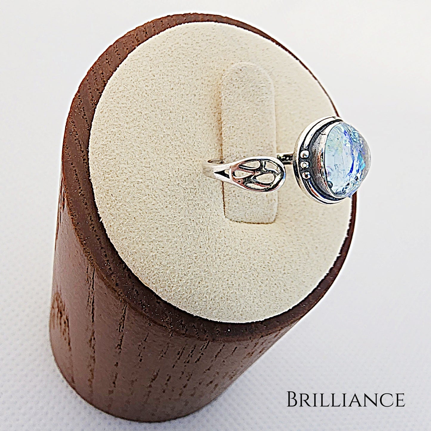 Memorial Ring "Brilliance" (made with cremation ashes)